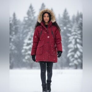 Noize Vegan Canadian Parka size L